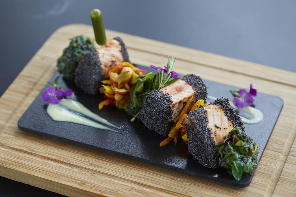 Uranus Istanbul Topkapi Exterior photo Salmon with black sesame