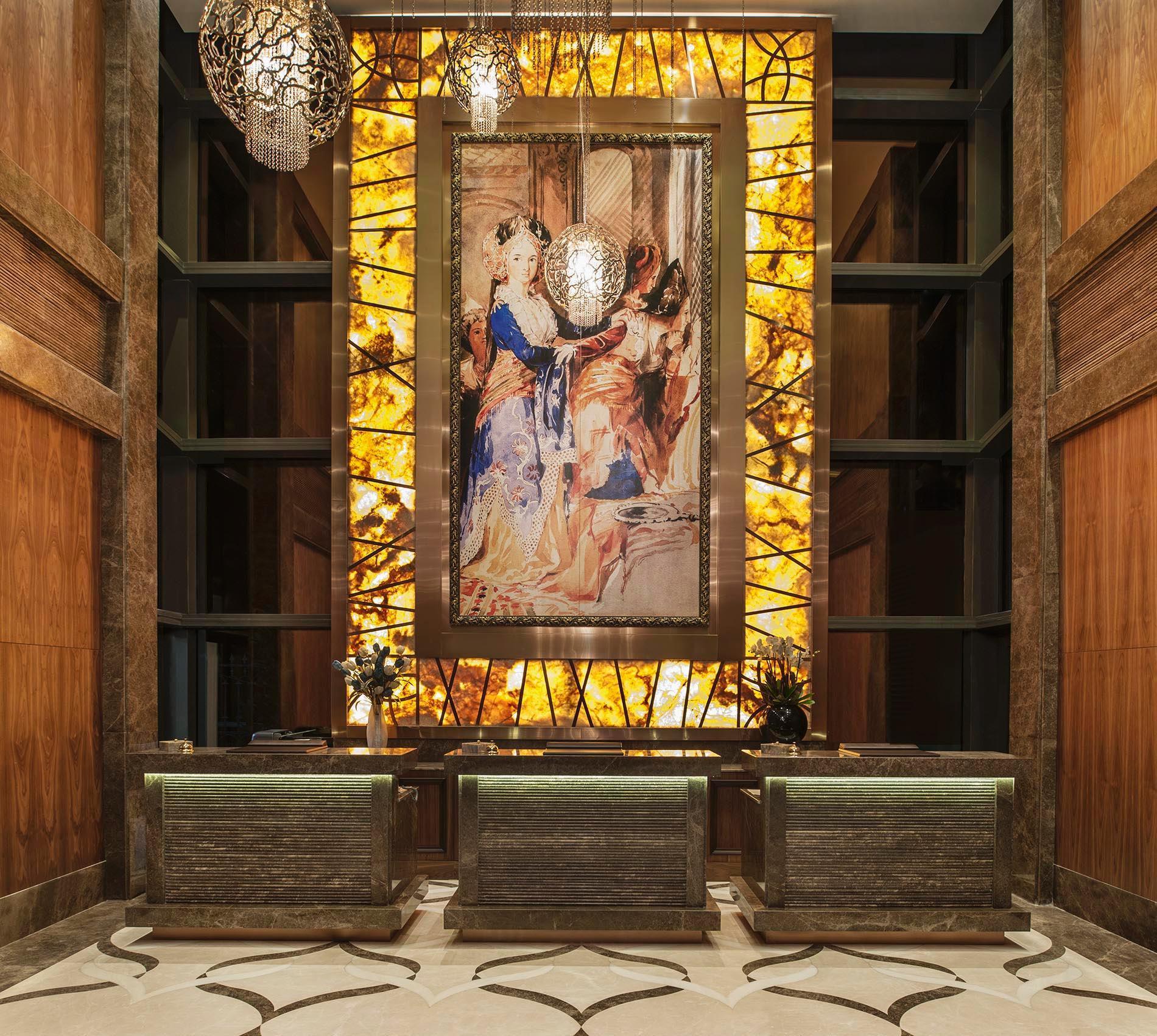 Uranus Istanbul Topkapi Exterior photo The lobby of the hotel